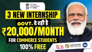 Best Internship Opportunity of 2023  Top 3 Internships for Students  Free Government Internships [upl. by Adahs]