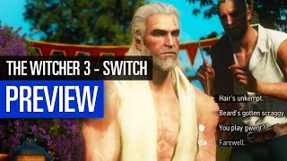 The Witcher 3  PREVIEW  Der Hexer beehrt die Switch [upl. by Ahselet]