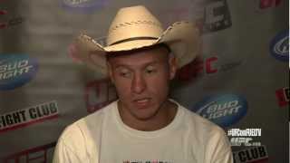 UFC ON FUEL TV Cowboy Cerrone vs Jeremy Stephens Interview [upl. by Gwennie]