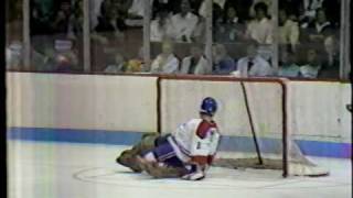 Flyers Pelle Eklund Hat Trick vs Montreal 1987 Playoffs [upl. by Petracca633]