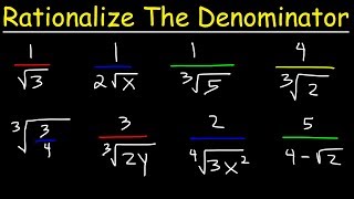 Rationalize The Denominator [upl. by Amehsat]