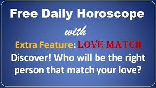 Free Daily Horoscope for Today  Your Zodiac Sign Daily Prediction [upl. by Derf]