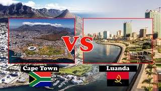 Cape Town vs Luanda Which City is More Beautiful and Developed southafrica angola capetown [upl. by Caras]