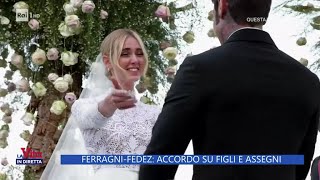 FedezFerragni cè laccordo per la separazione  La Vita in Diretta 12112024 [upl. by Akenet]