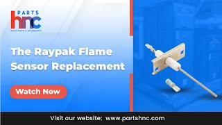 The Raypak Flame Sensor Replacement  How to Replace Flame Sensor  PartsHnC [upl. by Alper55]