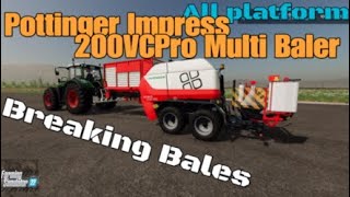 Pottinger Impress 200VCP  New mod for all platforms on FS22 [upl. by Camel]