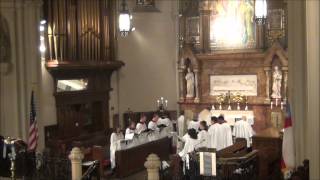 Adoremus in Aeternum and Laudate Dominum Mozart  Corpus Christi 2012 St Johns Detroit [upl. by Nuahc]