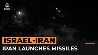 Iran launches missiles at Israel  Al Jazeera Newsfeed [upl. by Latta]