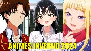 ❄️​ANIMES ESTRENO TEMPORADA INVIERNO 2024 [upl. by Cowan]