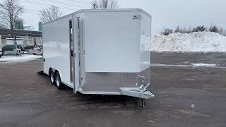 EZ HAULER 8’ x 16’ ENCLOSED TRAILER [upl. by Byron623]