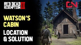 Red Dead Redemption 2  Watsons Cabin Location amp Solution [upl. by Rajiv85]