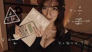 ୭ ¿PODRÁ ESTA CHICA NERD ENSEÑARTE FISICAMRU EN ASMR ୭ᐟ [upl. by Fosdick435]