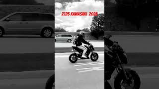 Kawasaki Z125 2023 Test speed music rap [upl. by Fulton852]