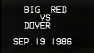 1986 Steubenville Big Red vs Dover Tornadoes [upl. by Bradlee]