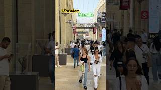 Mamilla shopping center jerusalem israel holylandambience visitjerusalem ilovejlm [upl. by Joacimah]