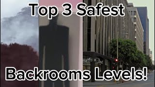 The Backrooms Top 3 Safest Levels backrooms korkeshermiz [upl. by Asilanom]