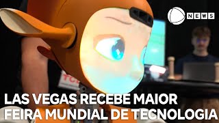 CES 2024 Las Vegas recebe maior feira de tecnologia do mundo [upl. by Seerdi]