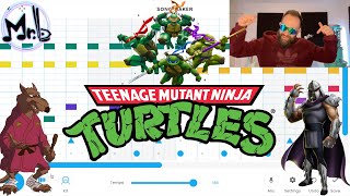 Make TEENAGE MUTANT NINJA TURTLES on Chrome Music Lab [upl. by Secunda]