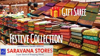 Festival Collection 🎁 Gift Silk Sarees 👌 Saravana Stores [upl. by Huda]