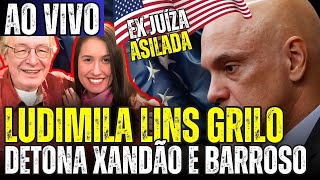 AO VIVO  EX JUÍZA ASILADA NO EUA DETONA MORAES E BARROSO [upl. by Tenej]