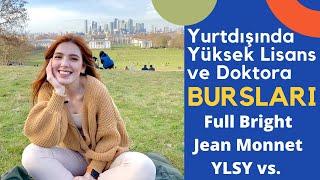 Yurtdışı Yüksek Lisans ve Doktora Bursları👩‍💻 En iyi 7 Burs 🤑 İngiltere Amerika ve daha fazlası🇬🇧🇺🇸 [upl. by Proud]