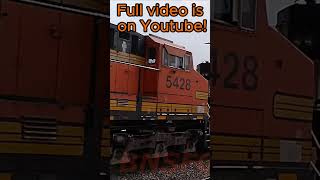 Railfanning At Fort Madison bnsf railroad bnsftrains railway railfan bnsfrailway train [upl. by Neimad]