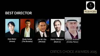 2025 CRITICS CHOICE AWARD CCA NOMINATION PREDICTIONS [upl. by Hennie]