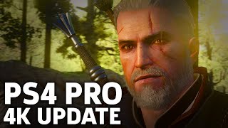 The Witcher 3 Complete Edition Graphics Comparison PS4 Pro vs PS5 [upl. by Annyahs]