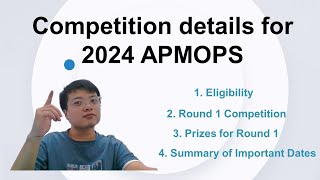 All Details You Need to Know About 2024 APMOPS [upl. by Anirtal]