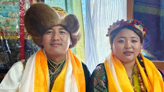 Tenzin sangay weds Tenzin Tsomo l Tibetan wedding in palrabling Dobhi Swiss Manali👩‍❤️‍👨 [upl. by Adnik]