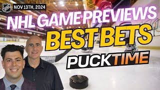 NHL Picks and Predictions Today  Red Wings v Penguins  Kings vs Avalanche  PuckTime Nov 13 [upl. by Silverman487]