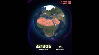 45 Billion years Evolution of Earth in 40 seconds [upl. by Rickard545]