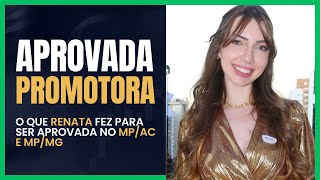 Como Renata Schlickmann foi aprovada no MPMG e a história de sua prova oral [upl. by Tala]