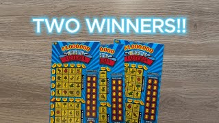 TWO WINNERS  NC Lottery Scratch Offs [upl. by Hartzell]