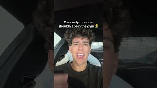 Overweight people shouldn’t be in the gym 🤦‍♂️ weightloss [upl. by Rossner]