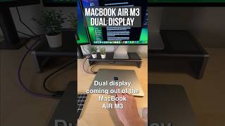 Dual Display on MacBook AIR M3 [upl. by Martinic]