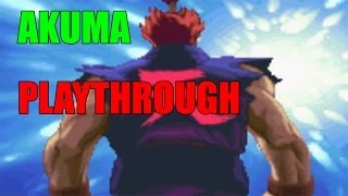 Street Fighter III 2nd Impact  Akuma Playthrough [upl. by Liu566]