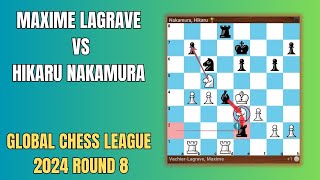 Hikaru Nakamura Outplayed Maxime VachierLagrave with precise middlegame chess chessgame [upl. by Ivory]