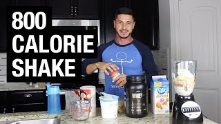 Best Homemade Mass Gainer Shake Recipe For Skinny Guys 1000 Calories [upl. by Esenahs]