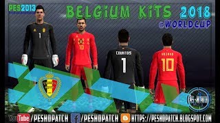 Belgium World Cup 2018 kits for PES 2013 [upl. by Anitsua]