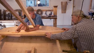 Building Evelyn How to build a curved raked transom frame EP7 [upl. by Devitt]