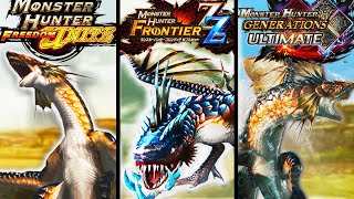 I Fought EVERY Generation Of Plesioth In Monster Hunter [upl. by Velleman]