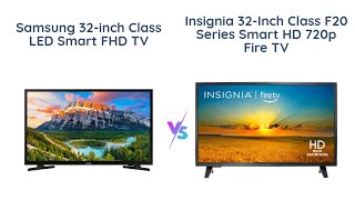 Samsung 32inch Smart FHD TV vs Insignia 32inch F20 Fire TV ⚔️ Which is Better [upl. by Nollaf]