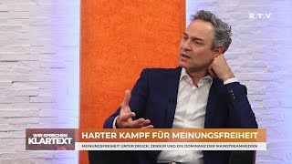 Harter Kampf für Meinungsfreiheit Dr Daniele Ganser zu Gast bei quotWir sprechen Klartextquot [upl. by Akerley]