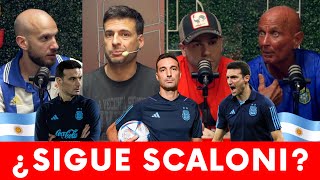 La RENOVACIÓN de SCALONI con la SELECCIÓN ARGENTINA  CHARLA con MESSI [upl. by Roz]