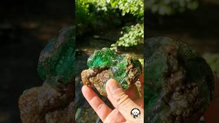 I FOUND A GREEN GEMSTONE WHILE PANNING FOR GOLD 🐶🌟 New Stream New Discoveries GoldRush [upl. by Jaeger]