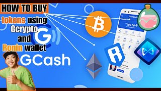 BUY RON SLP AXS WETH USING GCASH FROM RONIN WALLET USING MOBILEANDROID PHONE [upl. by Dorothee]