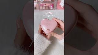 heart shaped cushion 🌸💗 kbeauty cushion makeup heart dasique pink shorts koreanmakeup [upl. by Lynne502]