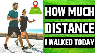 Measure Distance App  Walking Distance Calculator app  How to Measure Distance by Mobile [upl. by Ecirtnas]