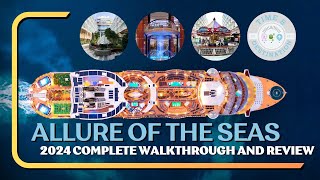 Allure of the Seas 2024 Walkthrough and Review ONE OF ROYALS BIGGEST SHIP [upl. by Misha]